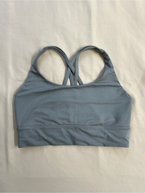lululemon athletica Other - lululemon athletica Dusty Blue Cross-Back Sports Bra